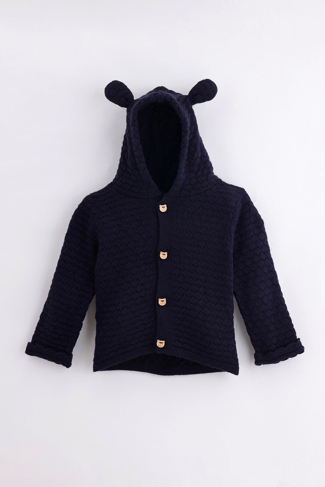 Baby Boys Navy Blue Knit Sweater