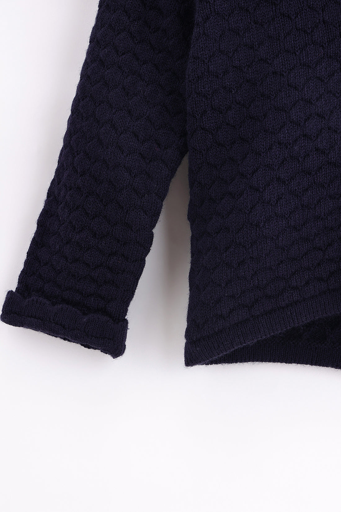 Baby Boys Navy Blue Knit Sweater