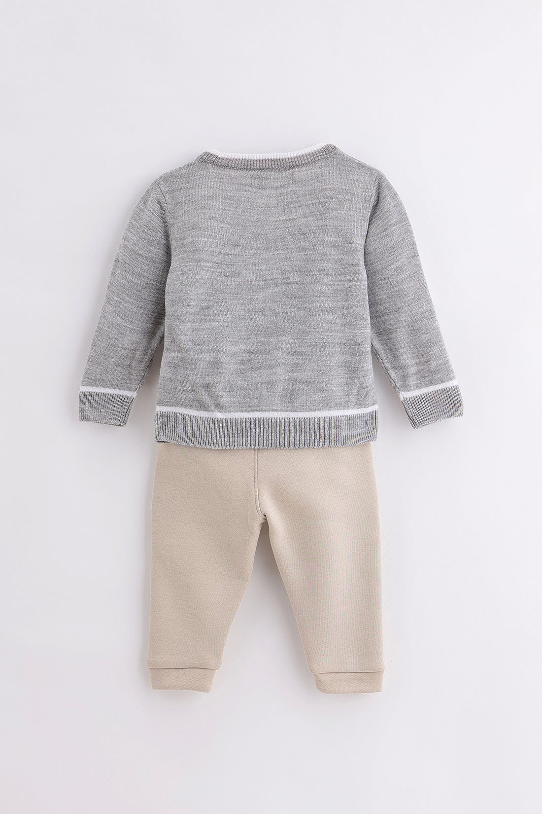 Baby Boys Grey Knit Cardigan