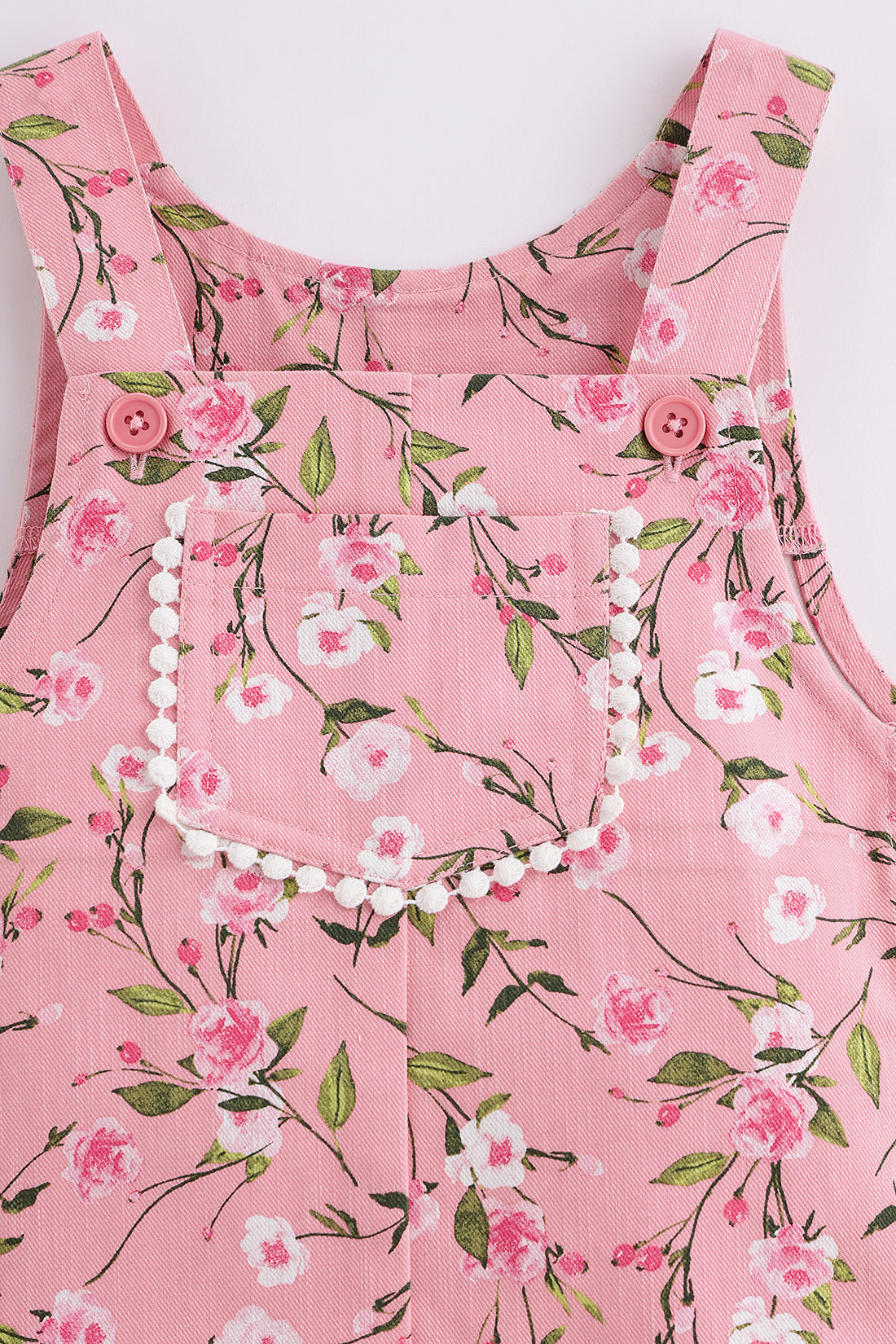 Boys Floral Print Cotton Dangri with Tee