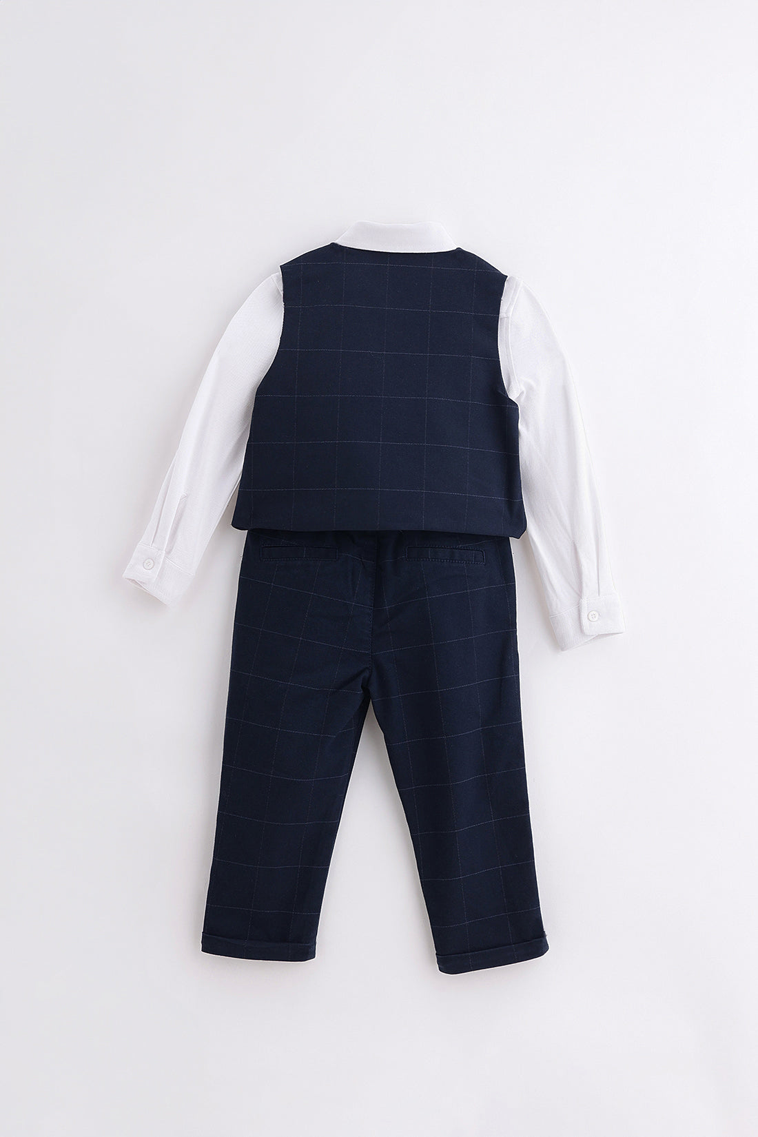 Infant Boys Navy Blue 3-Piece Formal Set