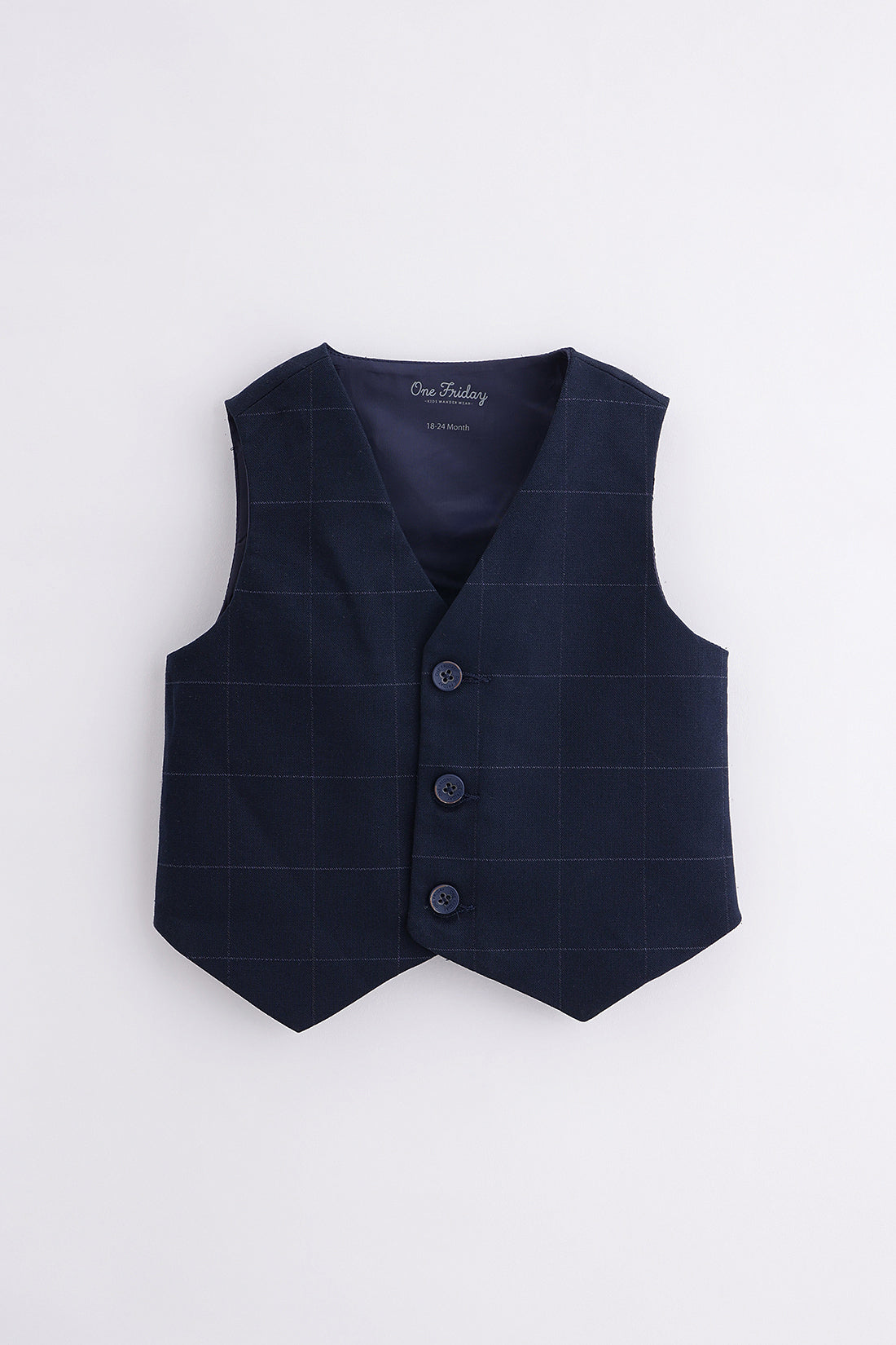 Infant Boys Navy Blue 3-Piece Formal Set