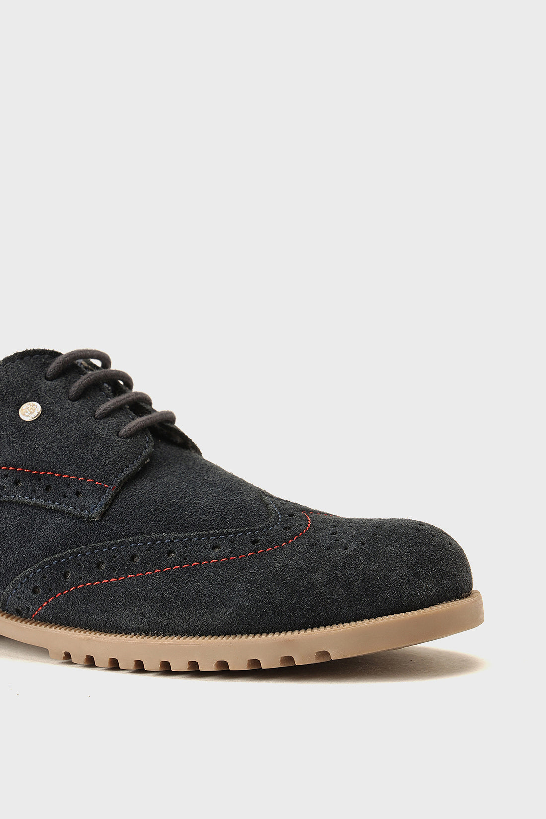 Boys Navy Blue Leather Formal Shoe