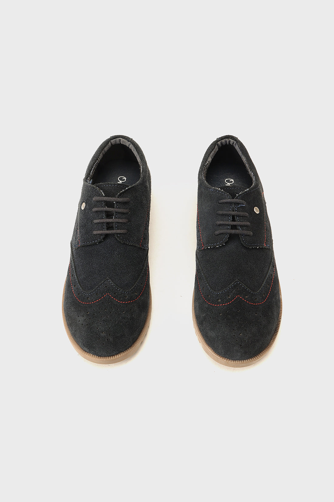 Boys Navy Blue Leather Formal Shoes Smart Design | One Friday