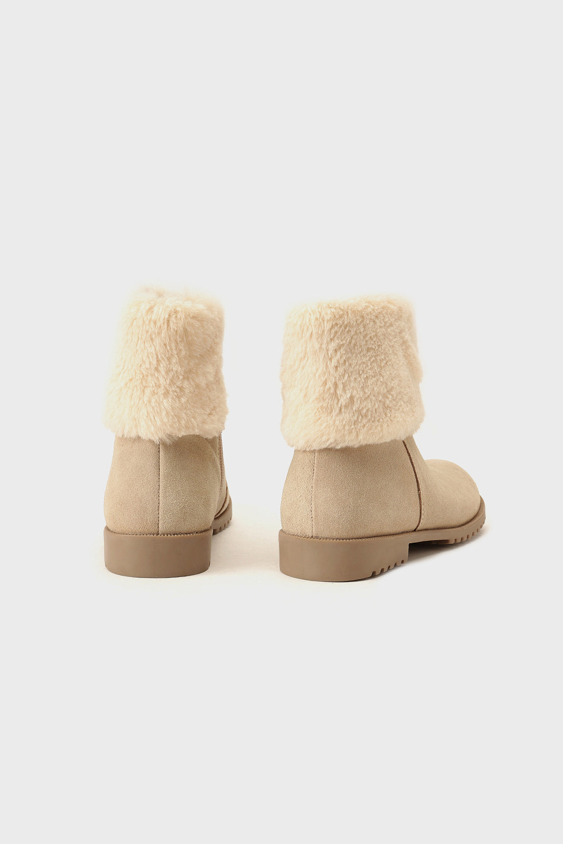 Girls Ecru Leather Boots Chic Winter Comfort | One Friday