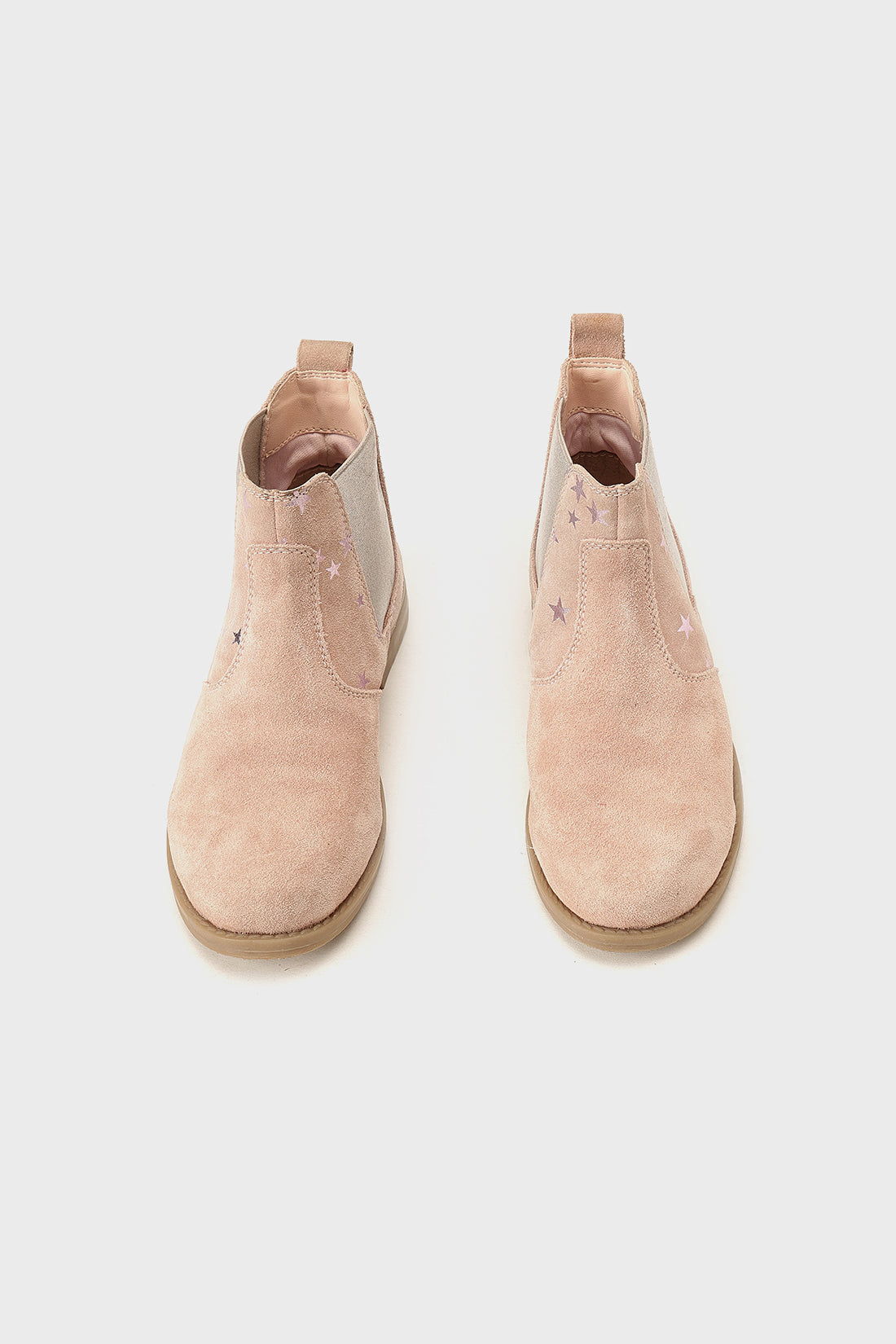 Girls Pink Leather Boot