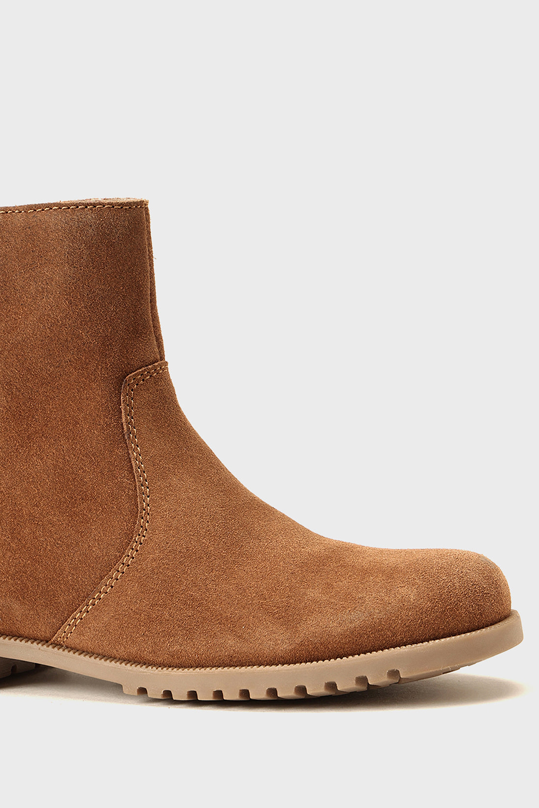 Girls Tan Leather Boots Casual Everyday Style | One Friday