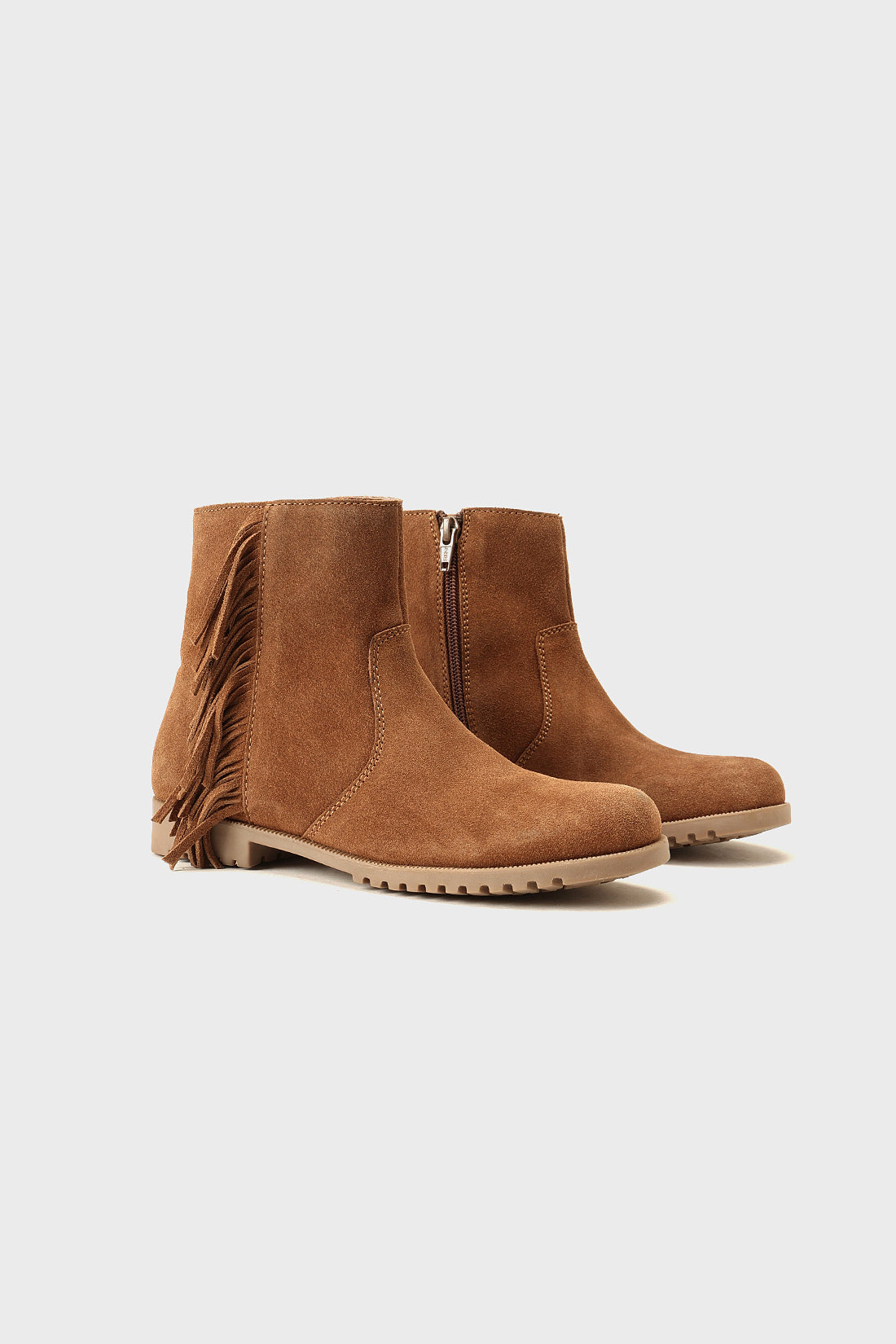 Girls Tan Leather Boot