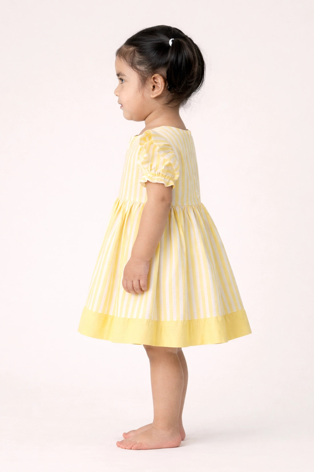 Baby Girls Multi Solid Cotton Dress
