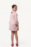 One Friday Varsity Chic Pink Ruffle Dress for Girls
