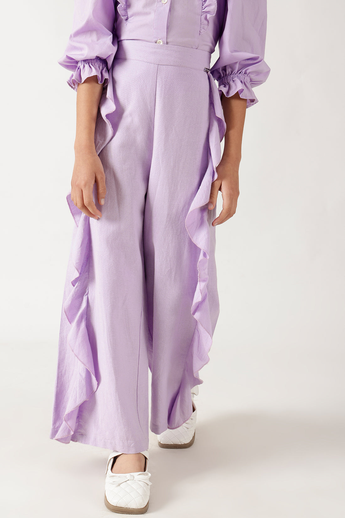 Girls Lilac Trouser