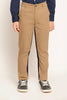 One Friday Varsity Chic Beige Striped Side Detail Trousers for Boys