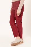 One Friday Varsity Chic Wine Elegance Trousers for Boys