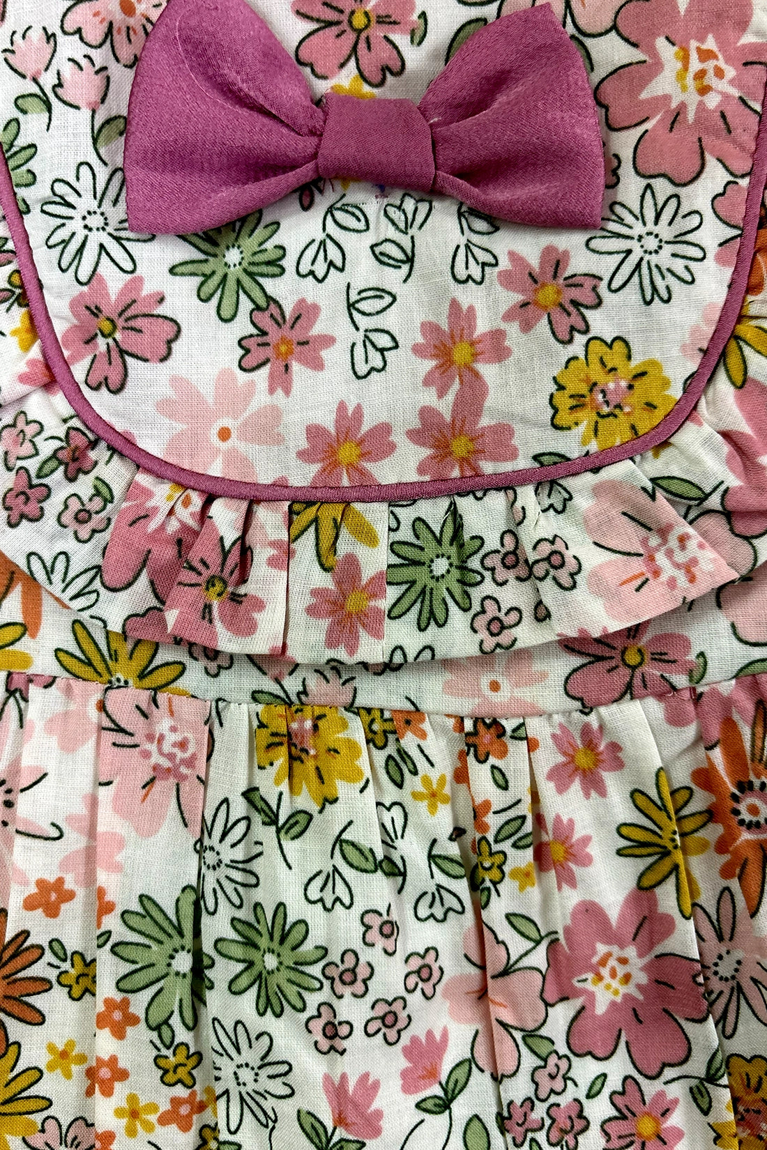 Baby Girls Multi Floral Cotton Dress