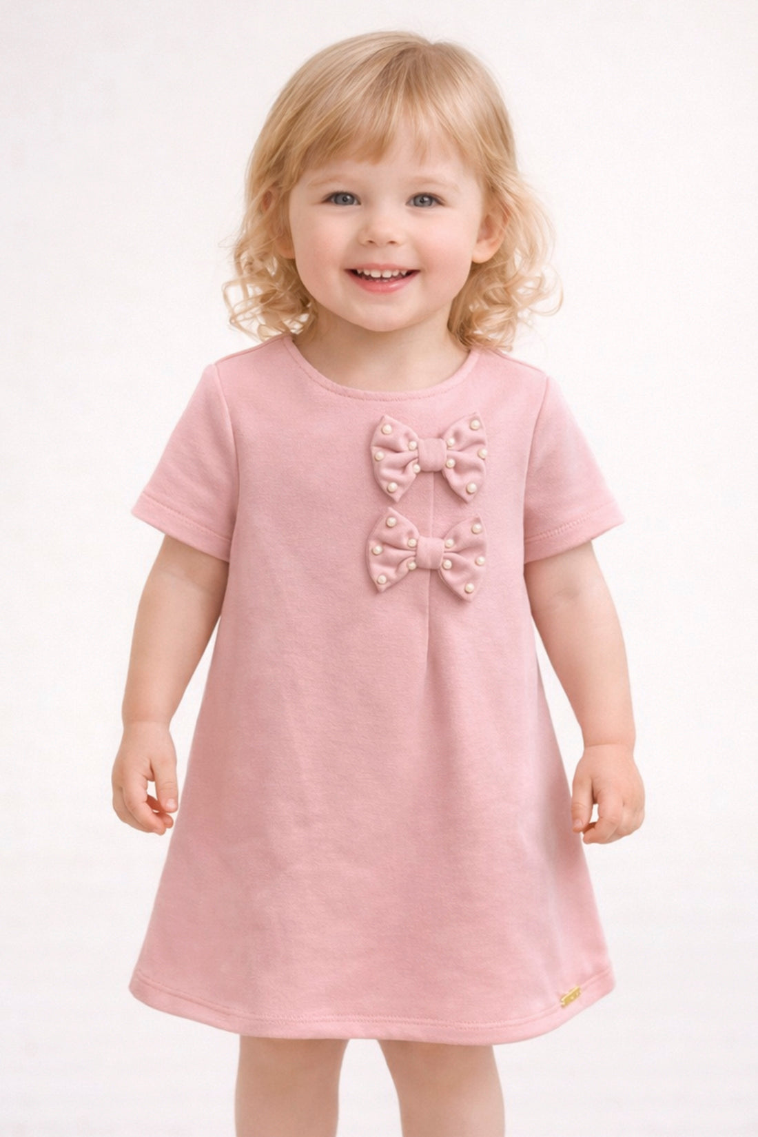 Baby Girls Pink Embellished Party Dress