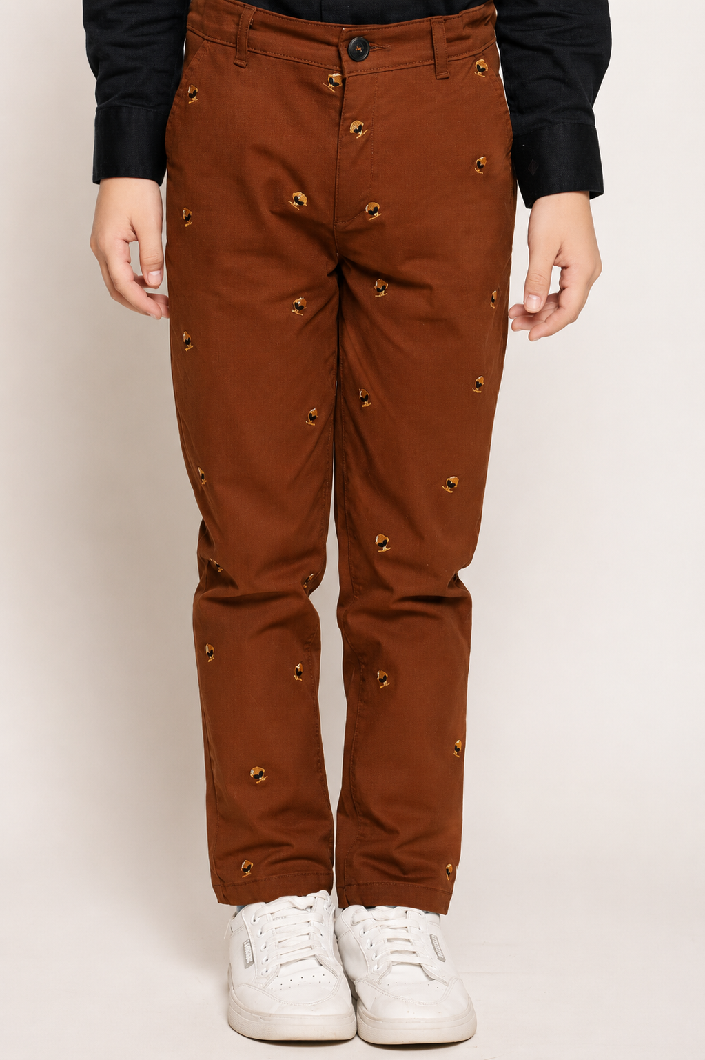 Boys Rust Straight Fit Trouser