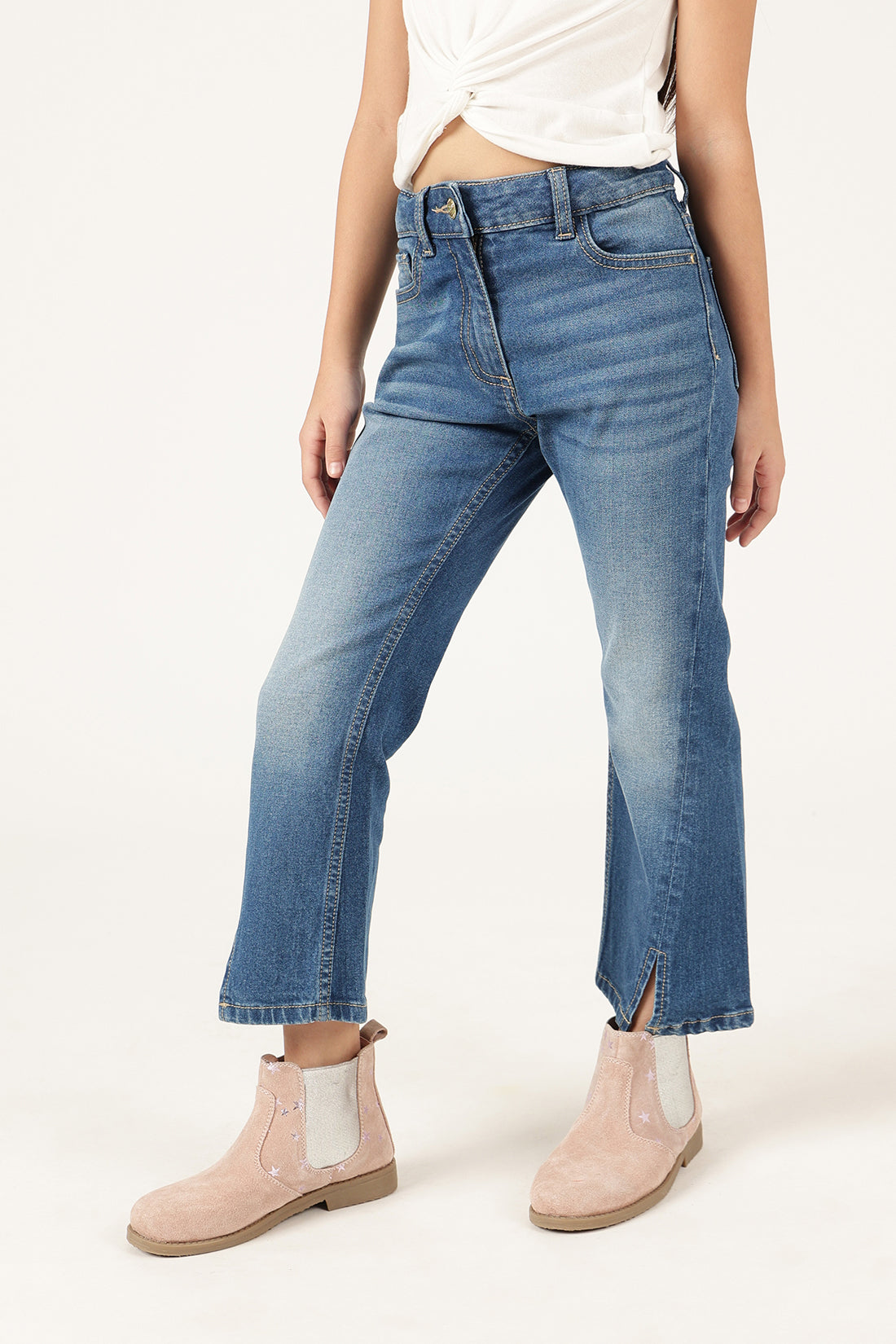 Girls Blue Denim Jeans