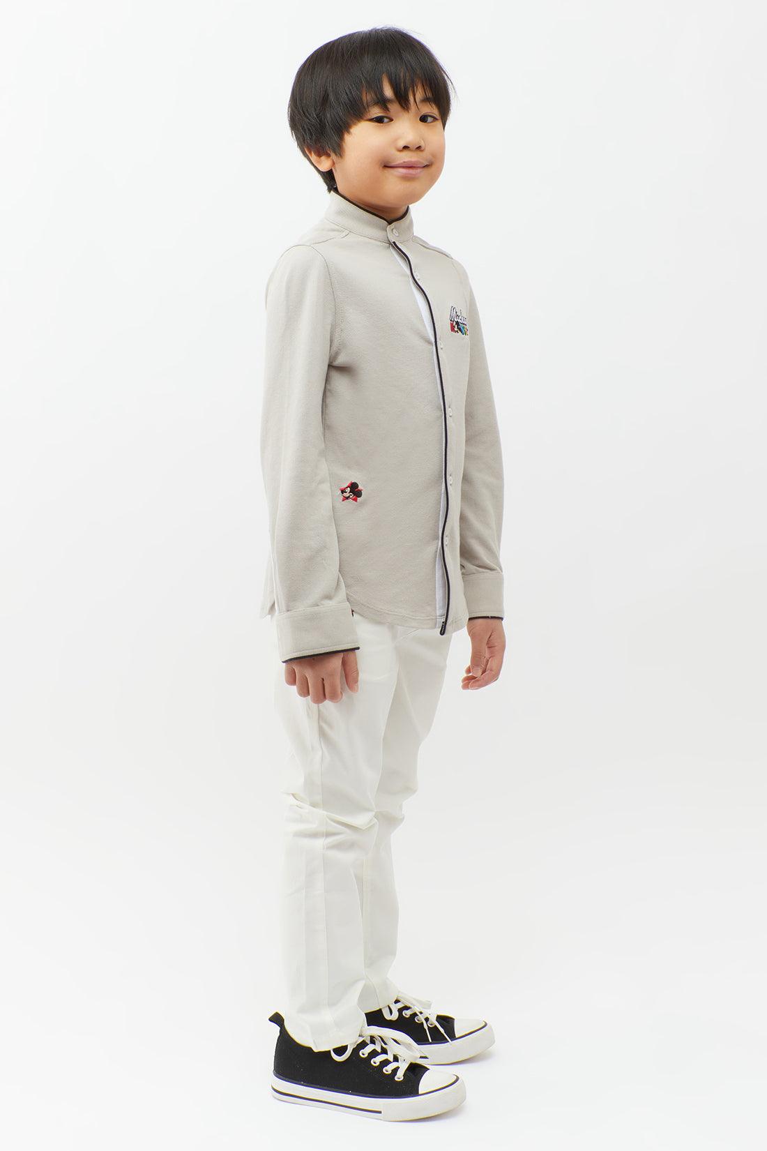 One Friday Grey Solid Shirt - One Friday World