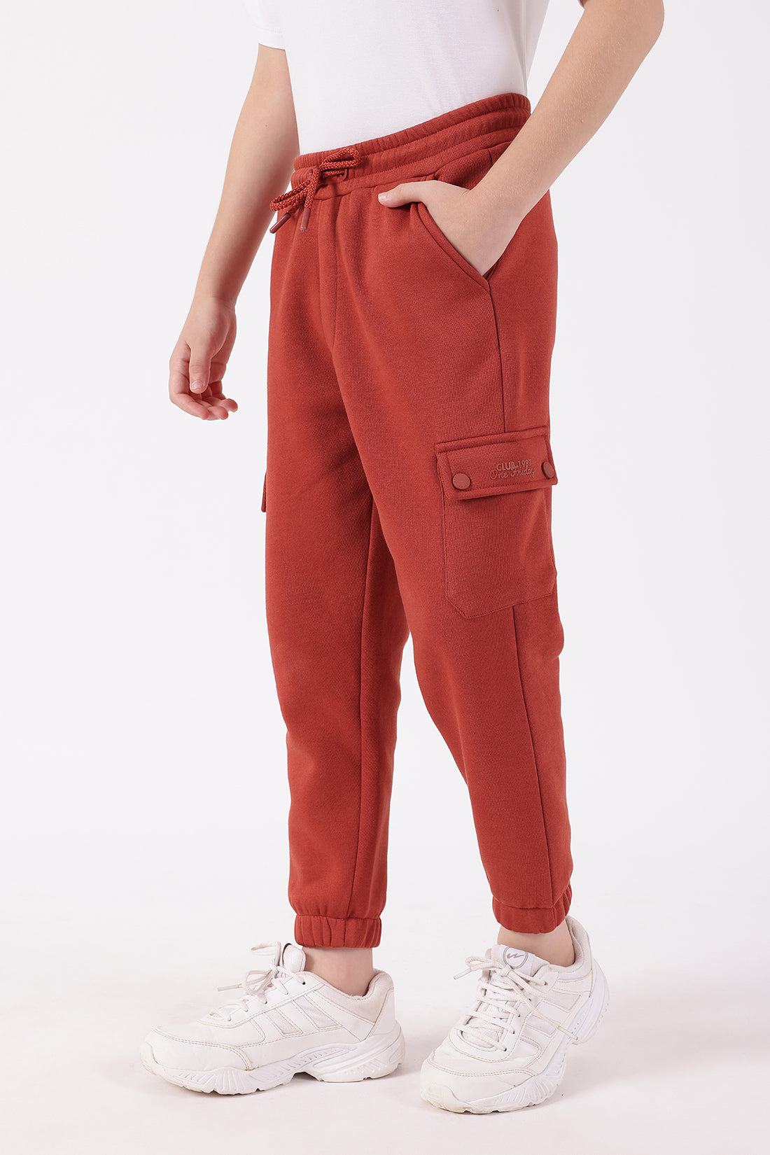 Boys Orange Joggers One Friday