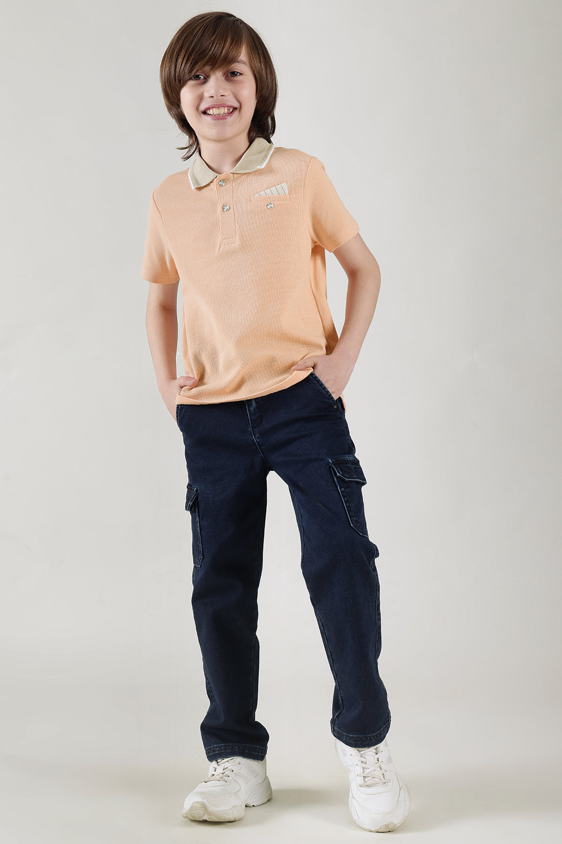 Boys Navy Blue Denim Jeans