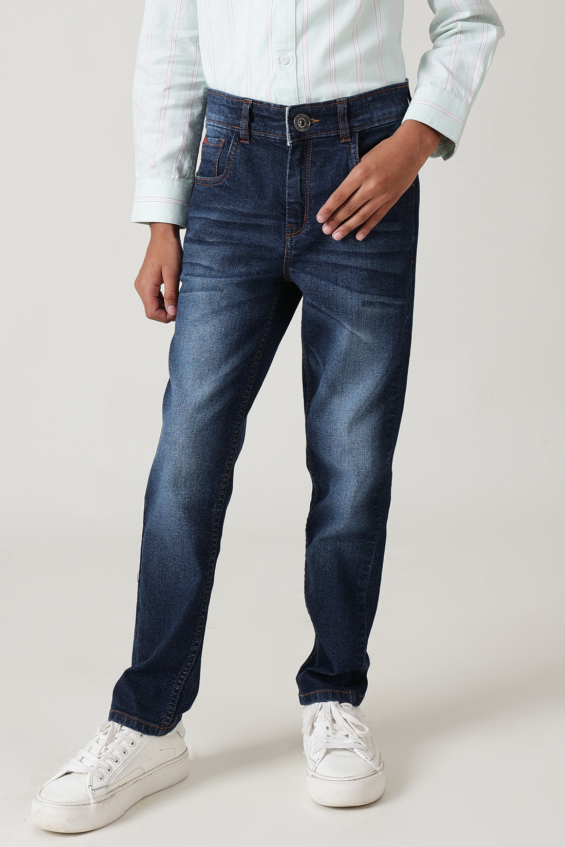 Boys Blue Denim Jeans – Regular Fit