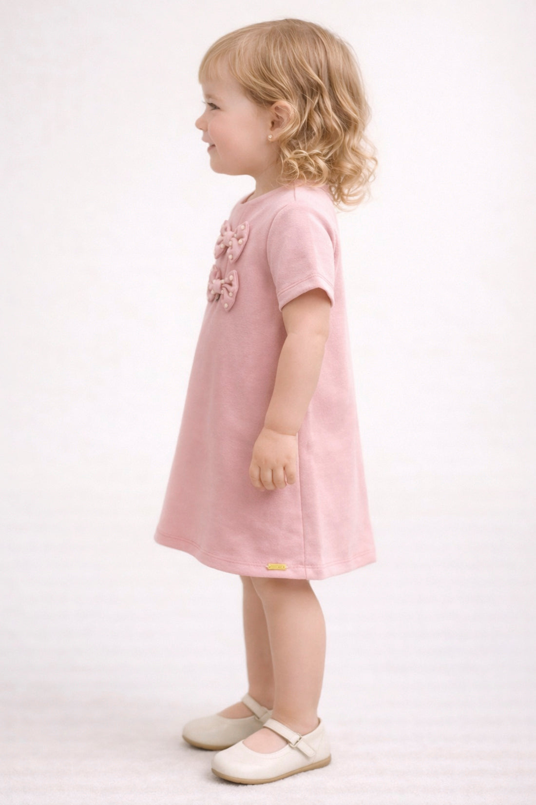 Baby Girls Pink Embellished Party Dress