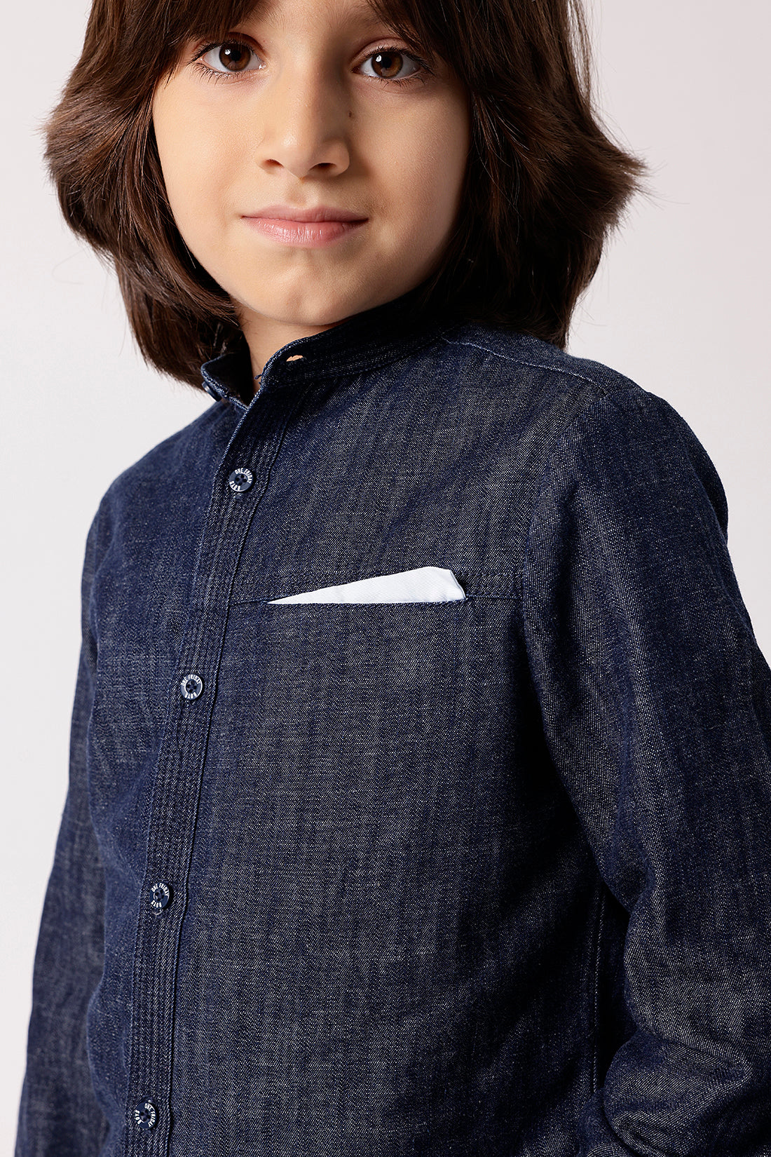 Boys Blue Denim Shirt