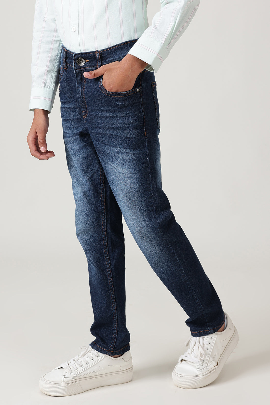 Boys Blue Denim Jeans – Regular Fit