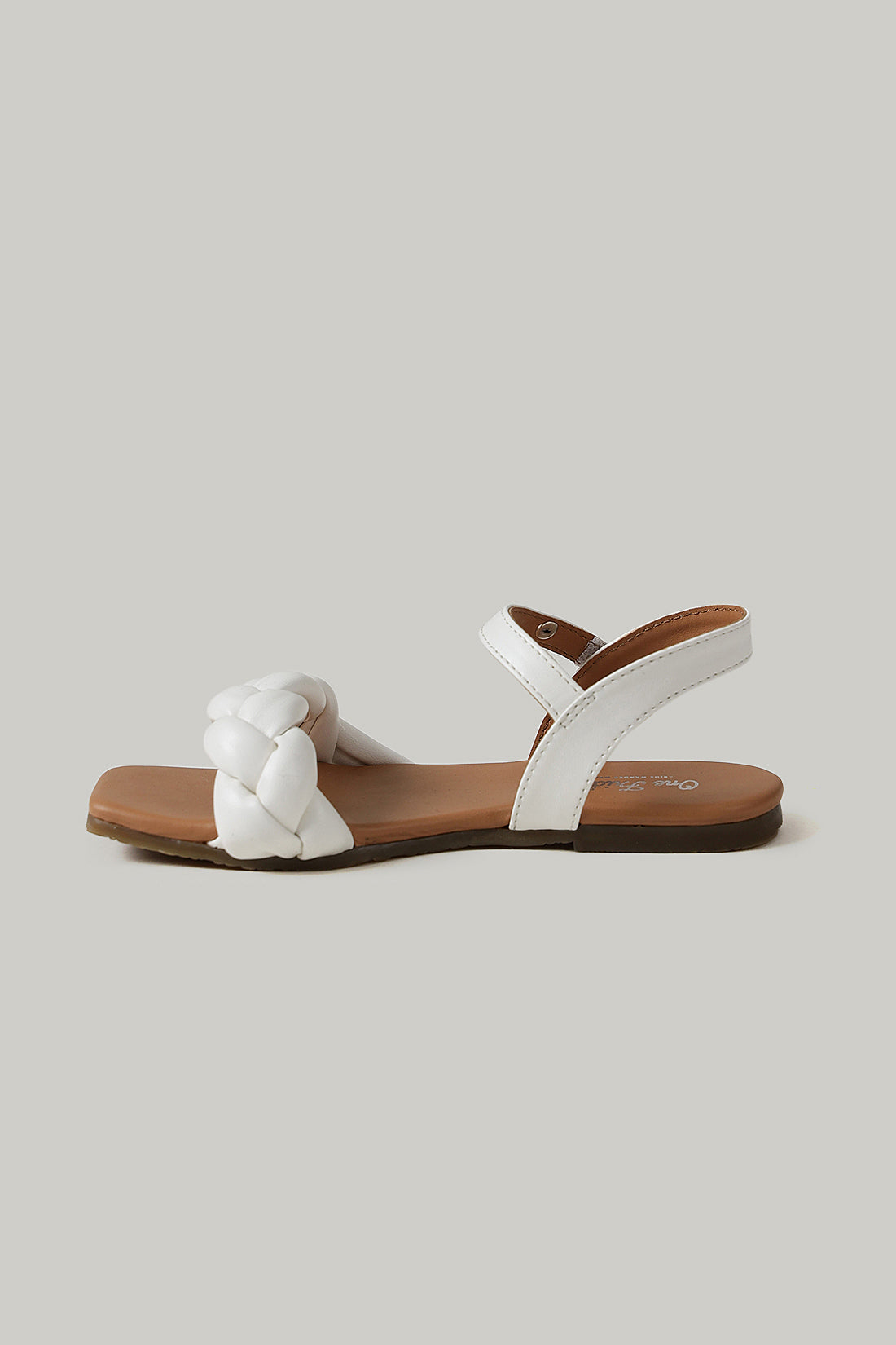 Buy White Braided Sandals | Girls' Sandals Online | One Friday