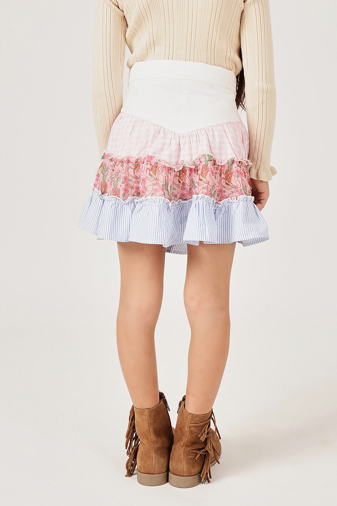 Girls Multi color Skirt