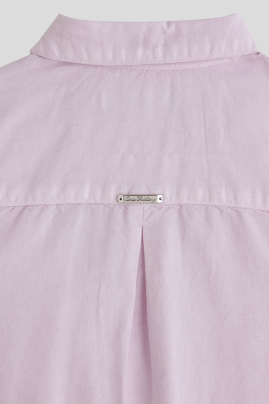 Boys Lilac Full Sleeve Solid Shirt by One Friday