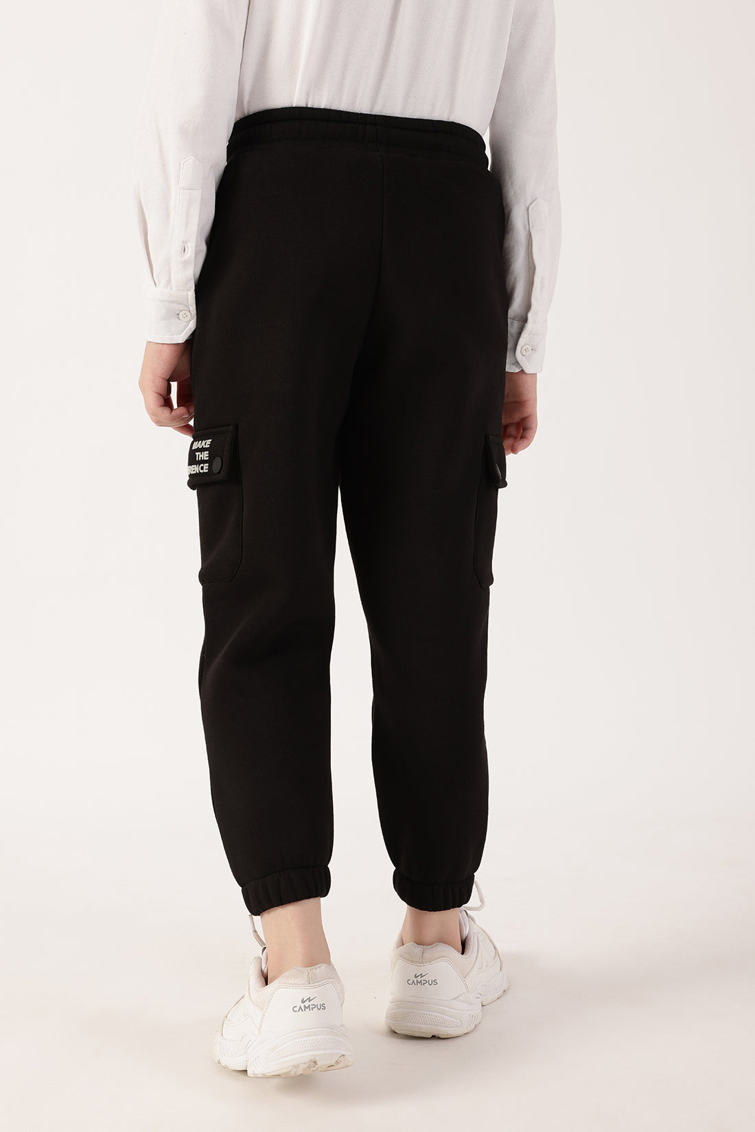 Boys Black Joggers