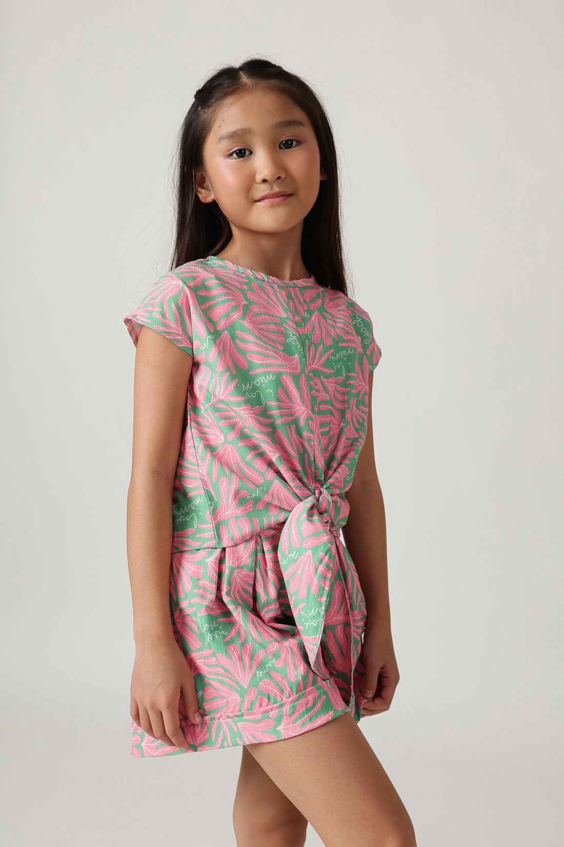 Girls Multicolor Regular Fit Printed Top By One Friday