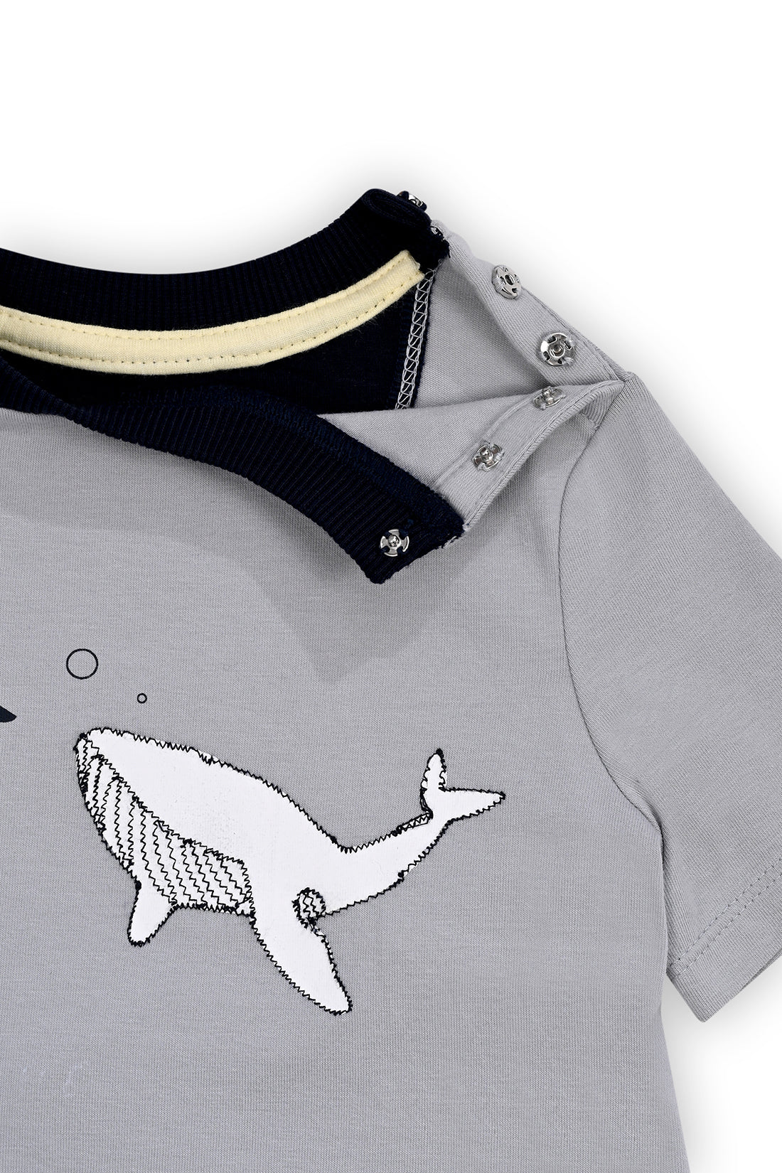 One Friday Grey Shark Fish T-shirt