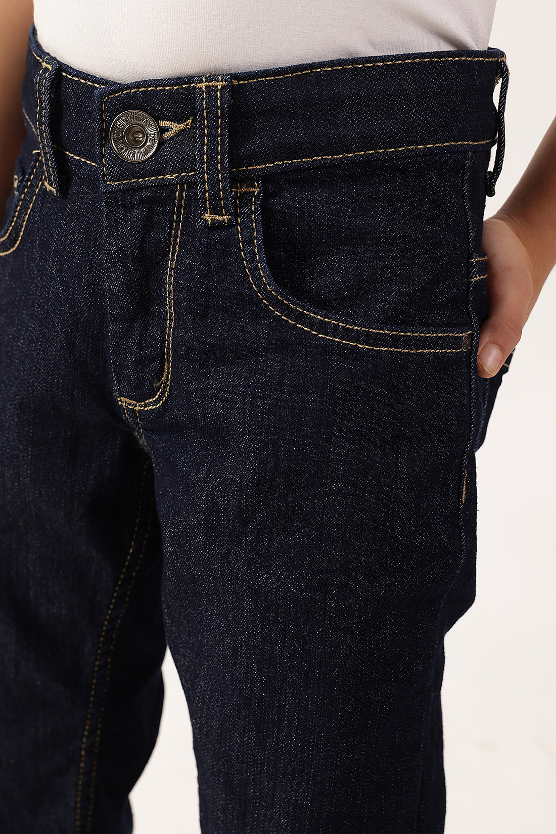 Boys Blue Cotton Jeans