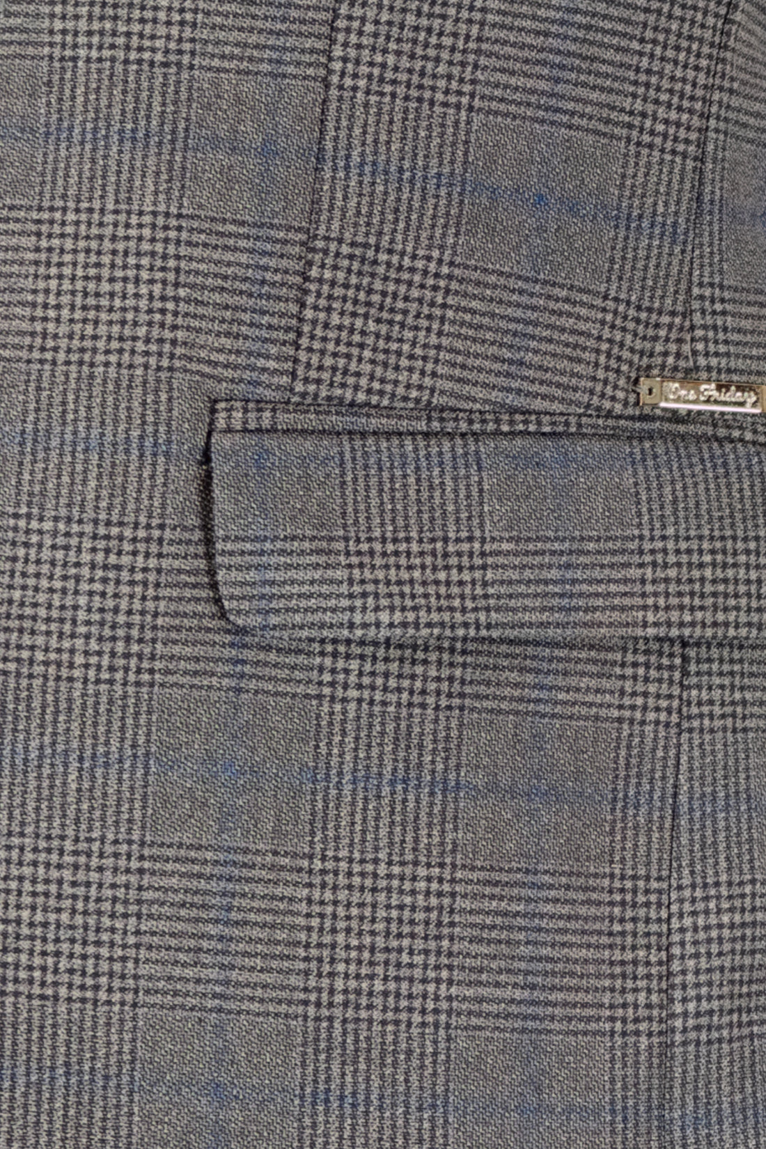 Boys Grey Solid Twill Blazer