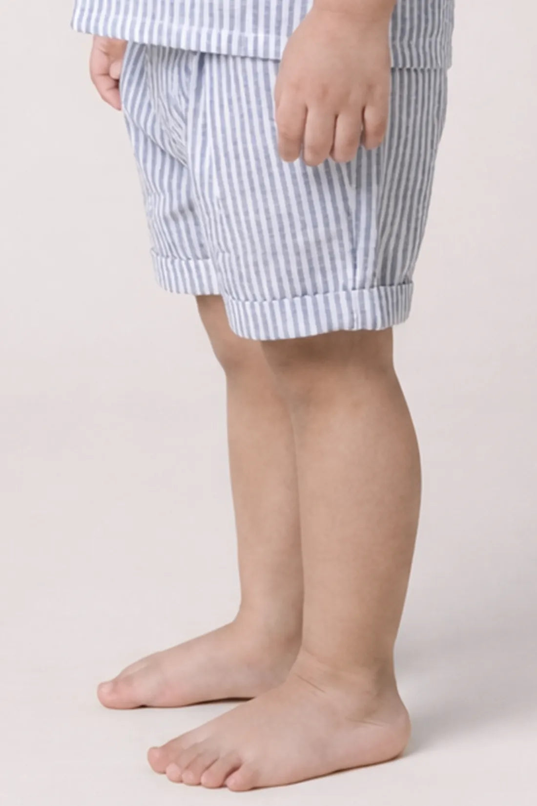 Baby Boys Blue Striped Shorts