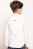 One Friday White Solid Shirt