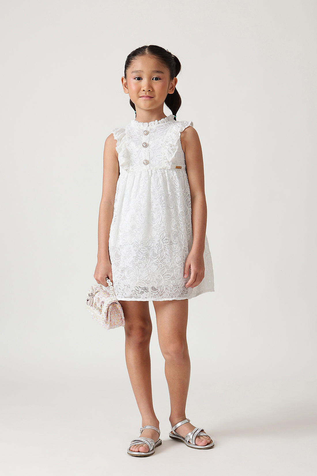 One Friday Off White Lace Dress