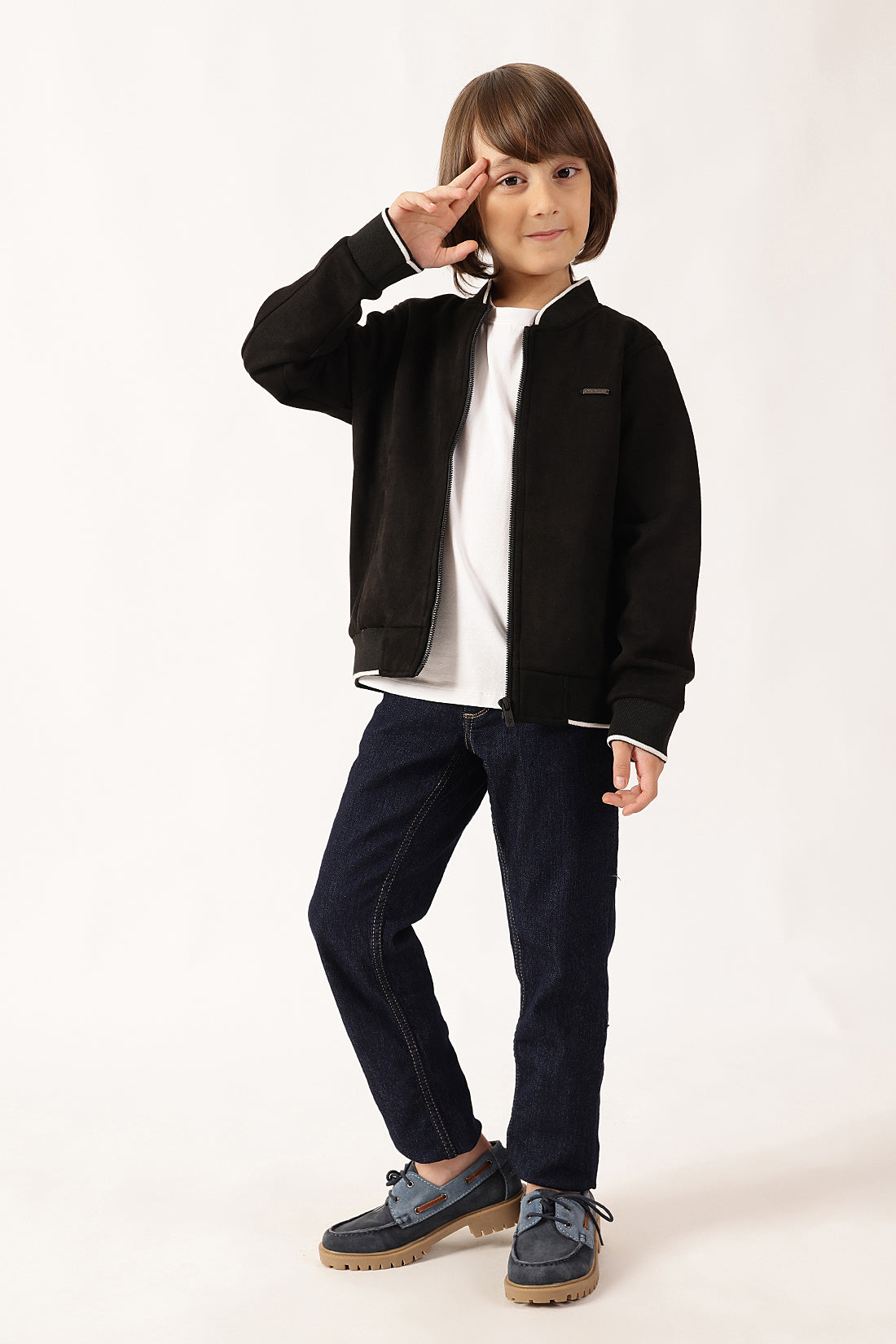 Boys Blue Cotton Jeans