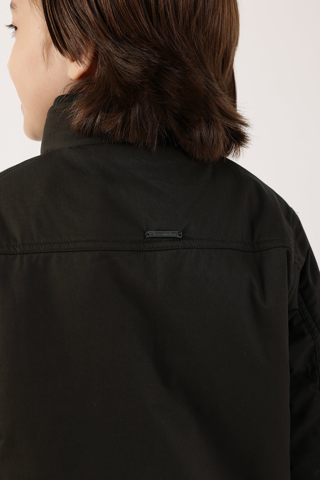 Boys Olive Cotton Jacket One Friday