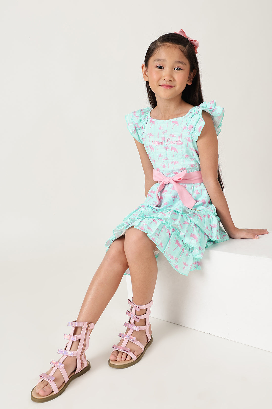 Buy Mint Colour Dress for Girls Online | One Friday