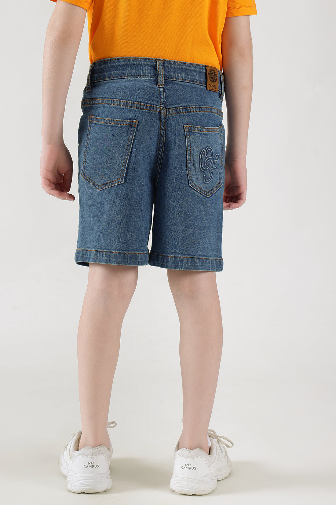 Boys Blue Denim Shorts by One Friday