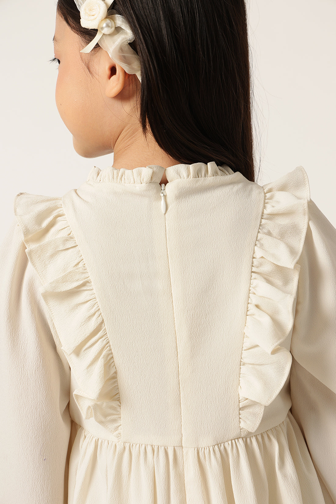 Girls Off White Dress