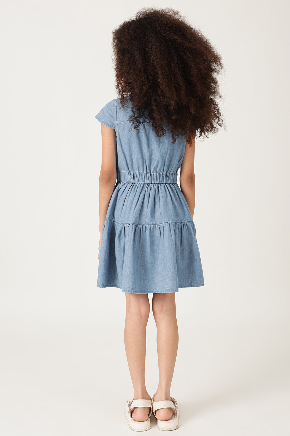 One Friday Girls Blue Denim Dress