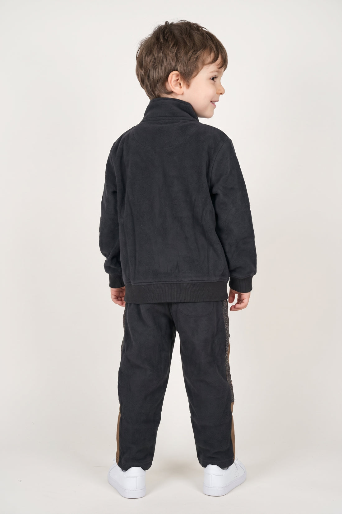 Boys Multicolour Cotton Blend Sweatshirt