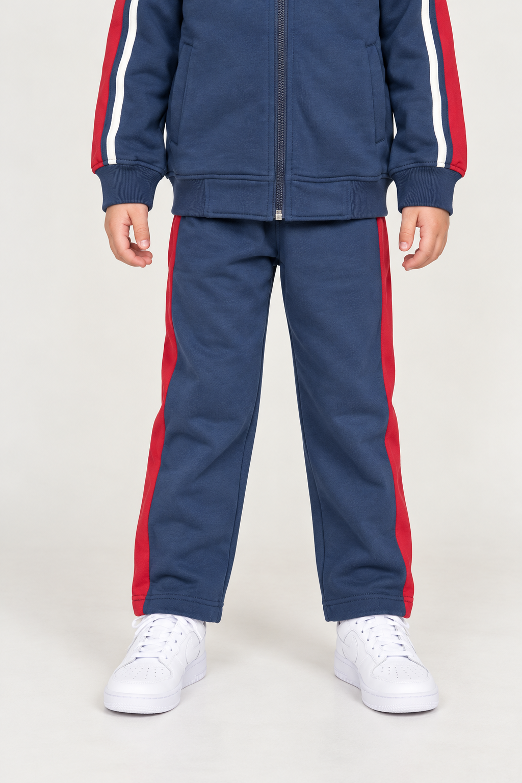 Boys Multi Cotton Blend Loose Fit Track Pants