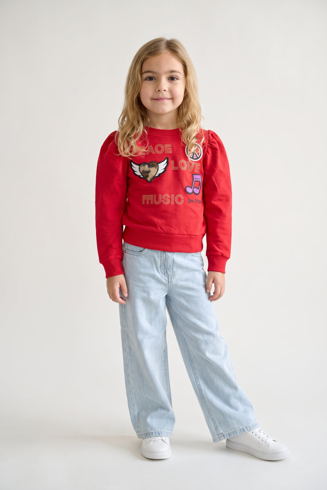 Blue Classic Cotton Denim Straight Fit Jeans