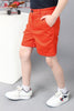 One Friday Kids Boys Red Cotton Shorts