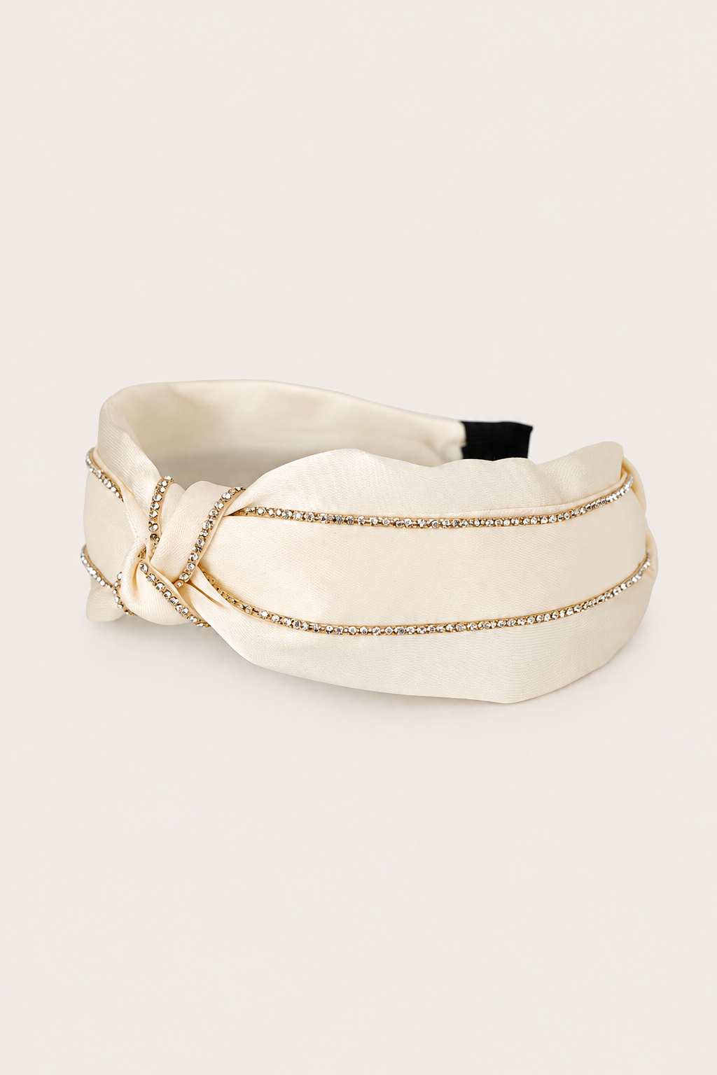Girls Beige Pearl Hair Bands